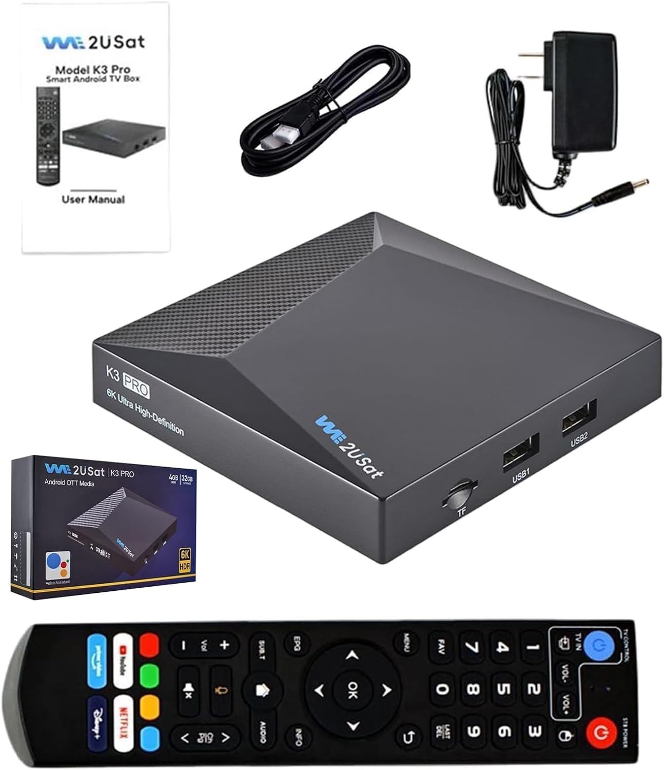 20 New Apps 6k Android Smart Tv Box  Voice Command