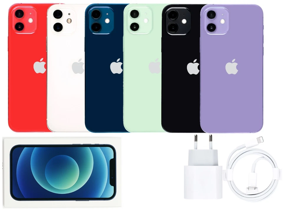 Apple iPhone 12 64GB 128GB 256GB Alle Farben 100% Batterie | WIE NEU | Mit OVP