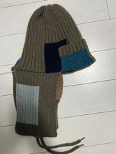 KAPITAL 5G Wool Patch Gale Cap Short Mocha Brown