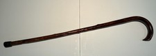 Vintage Hardwood Walking Cane That Unscrews For Easy Transport And Storage