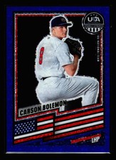 2026 Panini Stars & Stripes Disco #61 Blue Carson Bolemon 080/149 18U USA