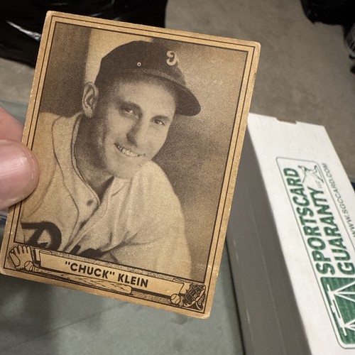 1940 Play Ball Chuck Klein #102 HOF Pittsburgh Pirates .320 Avg 4xHr Ch 6x100RBi - Picture 6 of 16