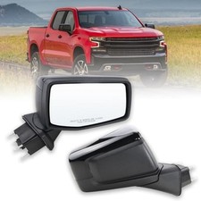 Right Passenger Side Mirror Compatible with 2019-2025 Chevy Silverado 1500 With