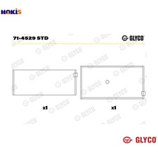 CONNECTING ROD BEARING 71-4529 STD STD FOR D2676LF01/2676LOH02/2676440 12.4L