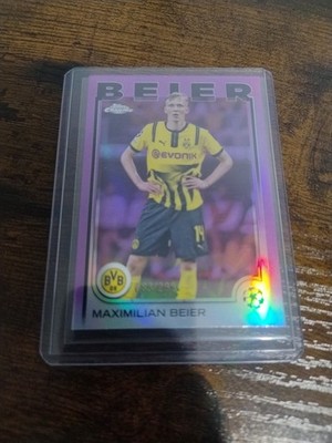 Maximilian Brier - Borussia Dortmund 2025 Topps Chrome Purple Refractor /299