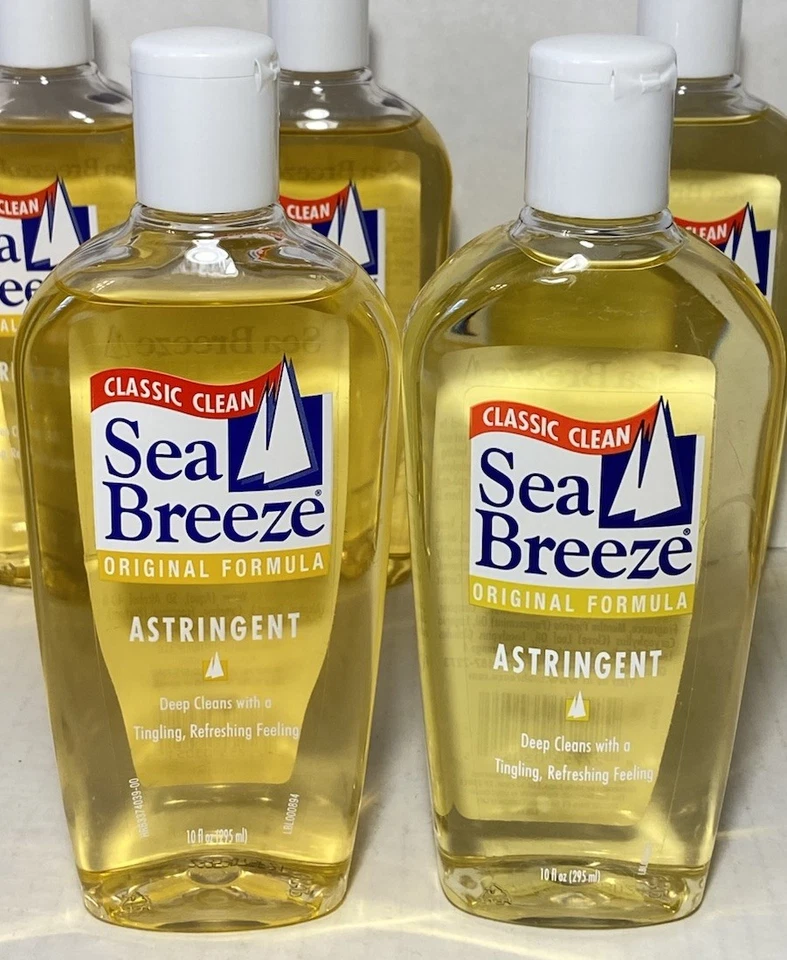 Sea Breeze Astringent Fórmula Original Clásica Limpieza 10 OZ Lote de 6 Piel Normal Foto 2 de 4