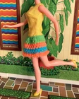 Vintage 1970 BARBIE LOOP DRESS Mod Era FASHION OUTFIT #1454 by Mattel