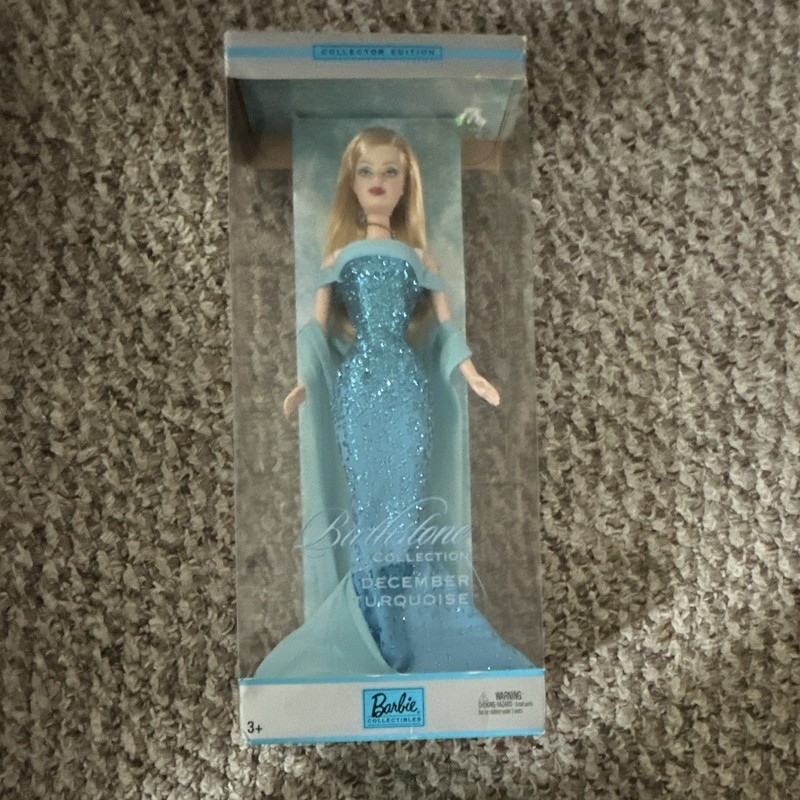Mattel Barbie Birthstone Collection December Turquoise Doll 11.5in MPN C5330