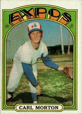 Carl Morton - 1972 Topps Baseball #134 -  Montreal Expos + FAST FREE Ship