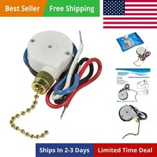 3-Speed 4-Wire Switch Compatible with Hunter, Hampton Bay, Harbor Breeze, Wes...