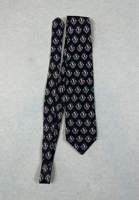 Tom James Men s 100% Silk Tie Golf Club Print 58  x 3.75  Classic Necktie