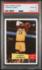 2025 Topps Living LeBron James #1 First Card in Set PSA 10 GEM MINT