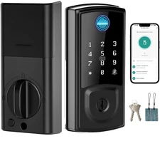 Smart Front Door Lock Keyless Entry Touchscreen Keypad App Remote Control .. NEW