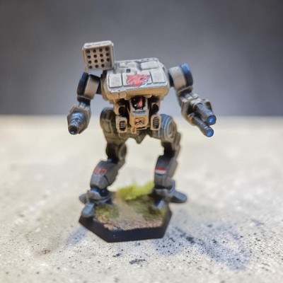 Battletech Warhawk A , Customized & Pro Painted, Clan Wolf Beta Galaxy