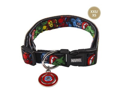 Cerda Hunde Halsband Marvel Heroes Dekoriert Größe XXS/XS Polyester
