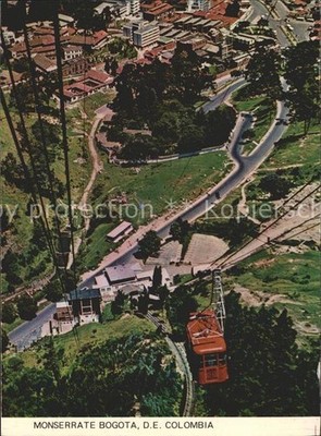 Bogota Colombia Cerro de Monserrate Mountain Railway