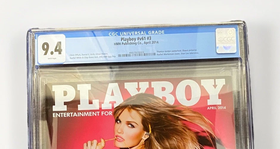 🔥 Playboy Magazine HIGH GRADE CGC 9.4 April 2014 SEX AND MUSIC ISSUE!🔥v53#10 - Image 3 of 4