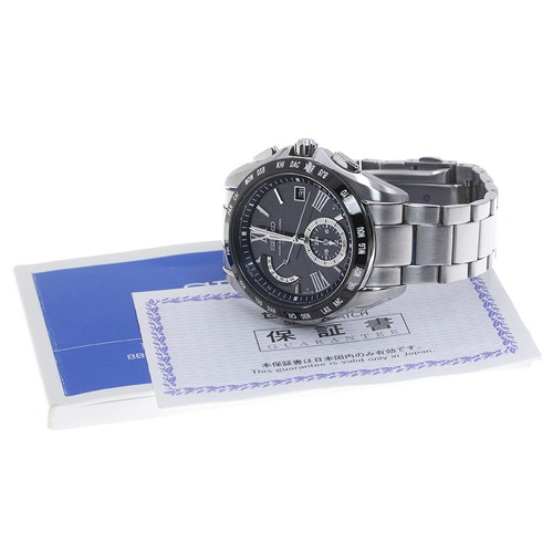 SEIKO Brights SAGA089/8B54-0AE0 black Dial Solar Powered Radio Men's_867930 - Picture 2 of 7