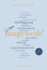 Langeweile. 100 Seiten (Reclam 100 Seiten)