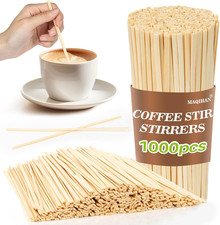 1000Pcs Wooden Coffee Stirrers - Coffee Stir Sticks Disposable