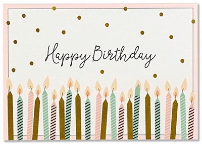 HAPPY BIRTHDAY NOTE CARDS (STATIONERY, BOXED CARDS) By Peter Pauper Press *NEW*