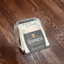 NEW (80) Guinness Stout Bar Beer Coasters Lot Raise A Pint Draught VTG Year 2000