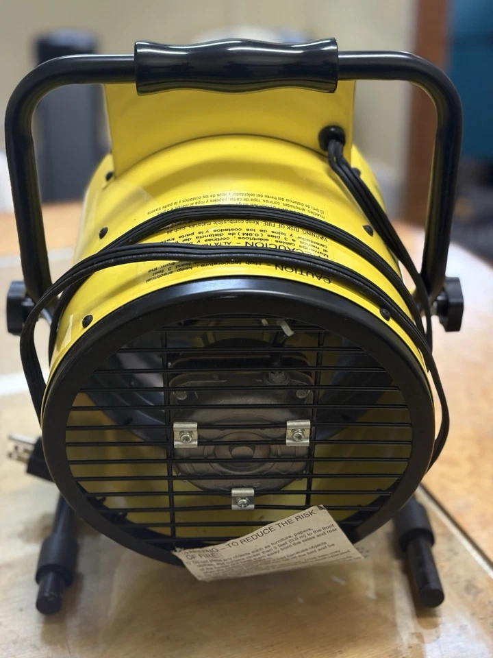 King Yellow Jacket Mini PSH1215T 1500W Calentador de Tienda Portátil - Funciona Muy bien Foto 4 de 4