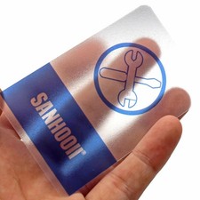 100 PCS 85x54x0.3mm Plastic Card Pry Opening Tablet Mobile Phone Repair