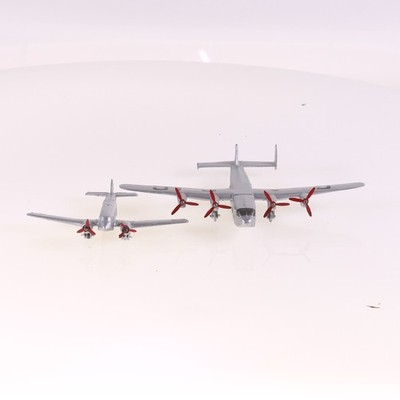 Dinky Toys 704 64B Avro Bloch York Silber Metall Flugzeug ohne OVP