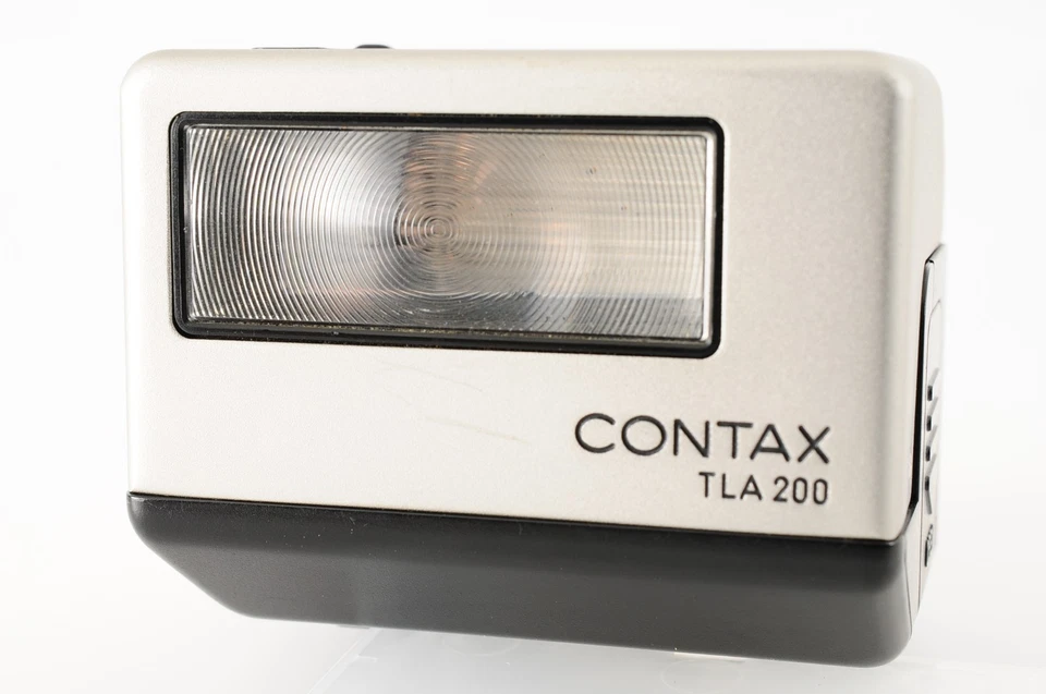 Tested [MINT] Contax TLA 200 TLA200 Silver Shoe Mount Flash For G1 G2 JAPAN #184 - Image 3 of 4