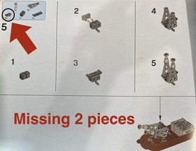 LEGO Ninjago 70605 Misfortune&rsquo;s Keep With Manual, No Box  (See Description)