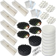 42 PCS Aquarium Media Kits Replacement for Fluval FX4 / FX5 / FX6 Canister Filte