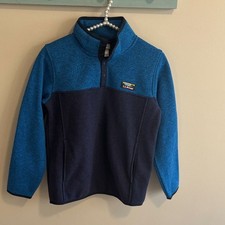 L.L. Bean Kids Two-Tone Blue pull over Jacket medium