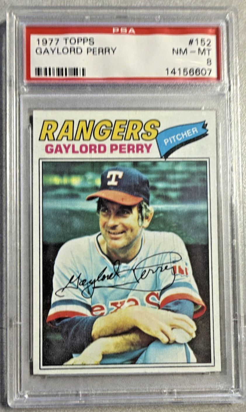 1977 Topps - Gaylord Perry #152 - PSA 8