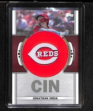 2023 Topps Baseball Series 1 Commemorative Team Logo Patch Relic Jonathan India