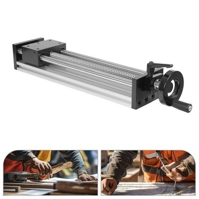 250mm Optical Axis Sliding Table Rail Manual Sliding Table Linear Rail Guide