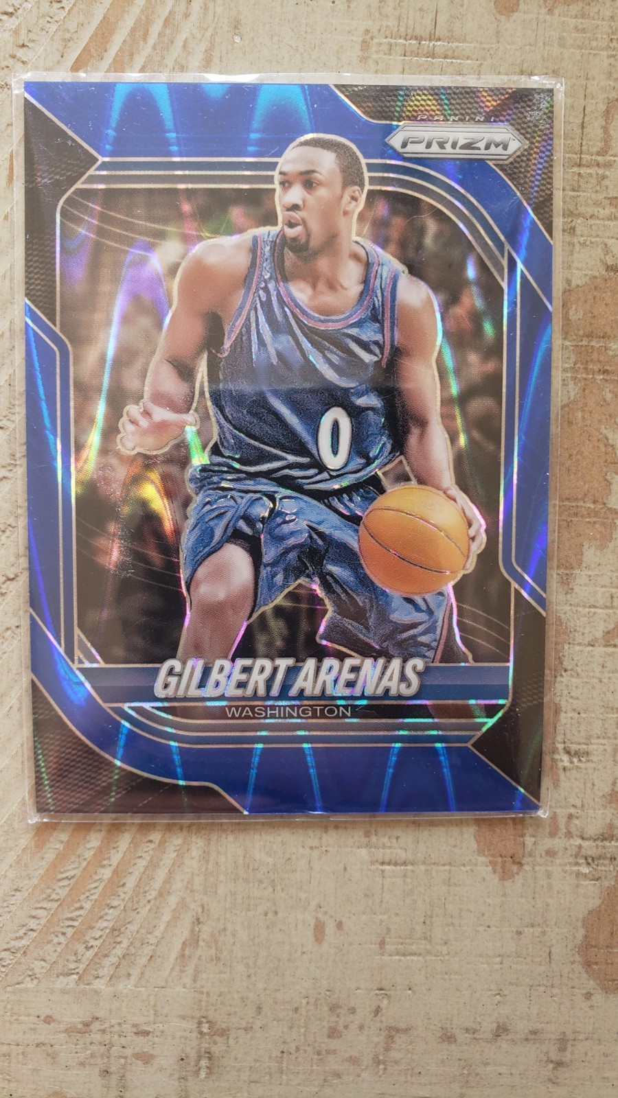 2024-25 Panini Prizm Black Gilbert Arenas Legends Blue Prizm #/199 Wizards NM