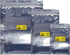 Antistatic ESD Shielding Bags with Labels, 60pcs 3 Sizes Mixed Ziplock Set fo...
