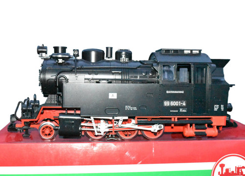 Locomotora de vapor de resina LGB 26801 DR 99 6001 calibre G DCC humo sin usar 001 | Zustand: Used