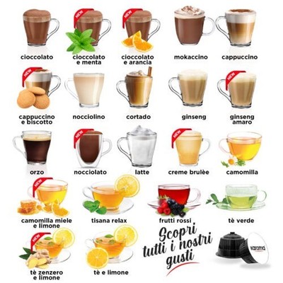 Karoma Cappuccino Cortado Kapseln, für  Dolce Gusto Kompatibel
