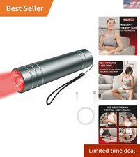 Rechargeable Red Light Therapy Torch for Fast Pain Relief - Ideal for On-the-Go