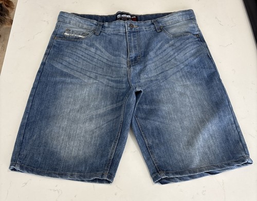 Vtg Ecko Unltd Jean Shorts Mens 38 Baggy Denim Y2k 90s Skater Streetwear Grunge - Picture 5 of 8