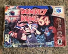 Donkey Kong 64 N64 Authentic Yellow Cartridge + Original Box Tested No Manual
