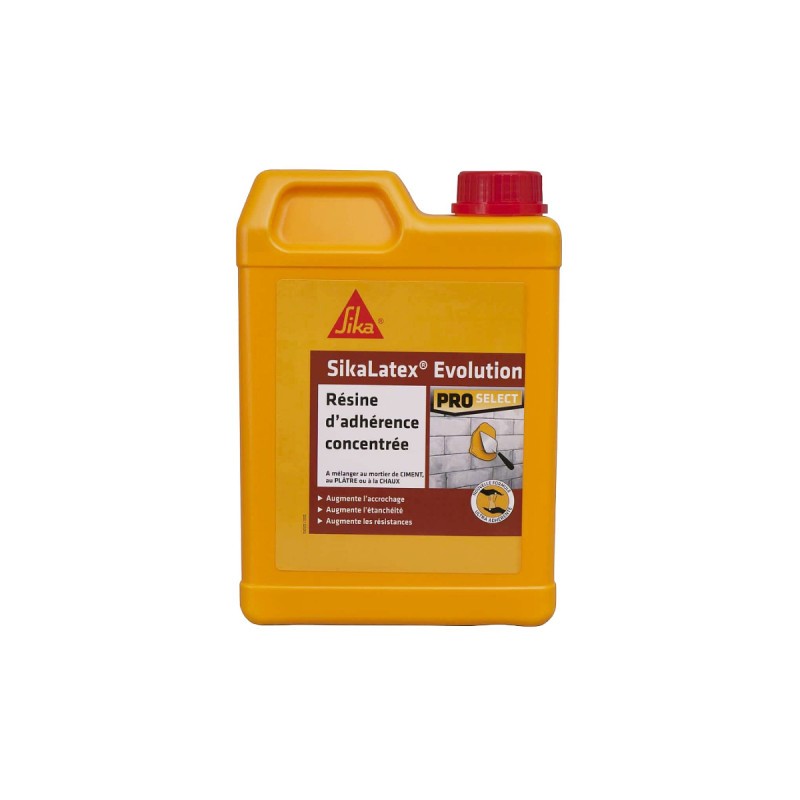 SikaLatex EVOLUTION - Résine 2L pour stopper le décollement des enduits extérieurs