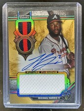 2024 Triple Threads Michael Harris II Future Phenoms Jersey Auto Gold #/35