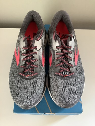 NEW Brooks Adrenaline GTS 18 Women's Running Shoes - Gray/Pink - Sz 7.5 - Picture 4 of 6