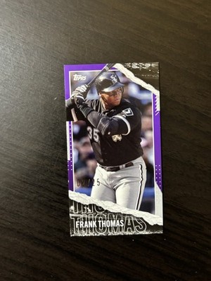 Frank Thomas 2020 Topps Rip Mini Purple /25 #M-23 SSP Chicago White Sox HOF SSP