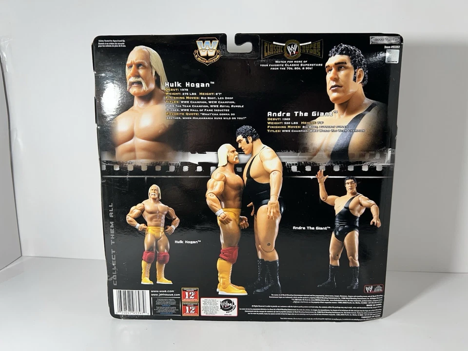 WWE Classic Superstars Exclusivo Hulk Hogan vs Andre the Giant Wrestlemania D1 Foto 4 de 4