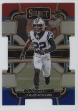 2023 Panini Select Concourse Red & Blue Prizm Die-Cut Jammie Robinson #15 18o1