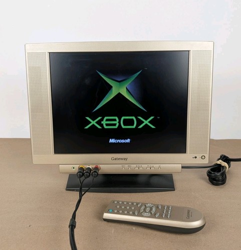 Vintage 2003 GATEWAY 13-inch LCD TV Model GTW-L13M103 for Retro Gaming